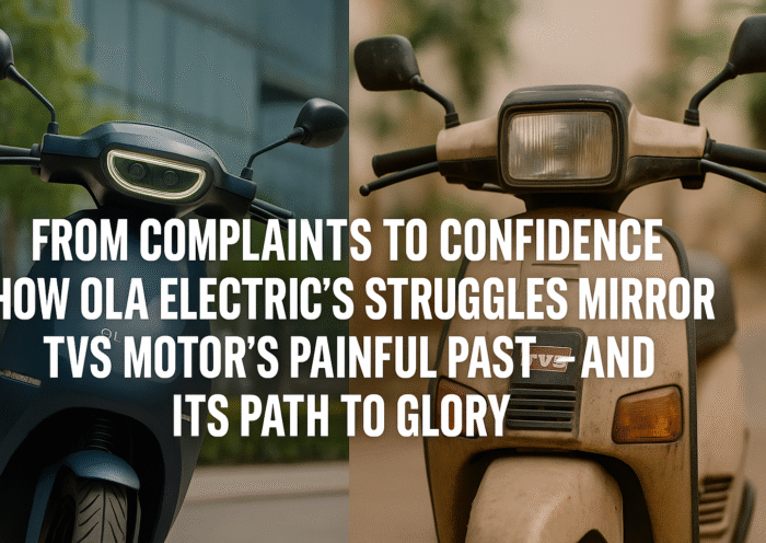 How Ola Electric’s Struggles Mirror TVS Motor’s Painful Past