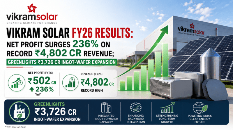 Vikram Solar's Q4 and FY 2026 earnings conference call